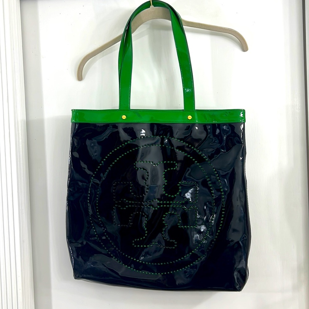 Tory Burch Patent Leather Large Tote